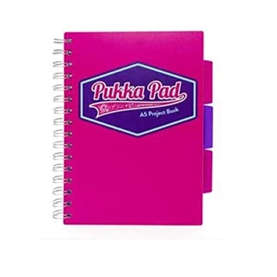 Image of Pukka Pads 8611 VIS A5 Vision Project Book Pink (Pack of 3)