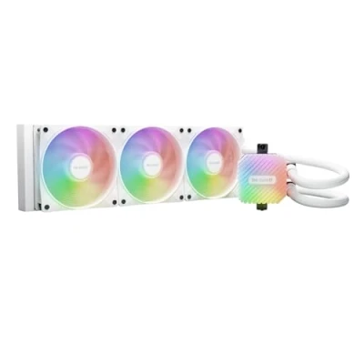 Image of be quiet! Light Loop 360 mm White Water Cooling for Heavily Overclocked Systems, 3x Wings LX 120 PWM High Speed ARGB Fan, Stylish Block, with Hub, Extremely