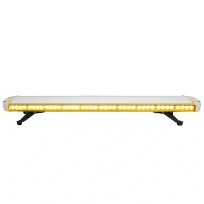 Image of LED Amber Light Bar With Control Panel Flashing Beacon Strobe Emergency Warning Recovery Hazard Lights 120cm 1200mm Vehicle Car Van Truck 16 Modes 88 Bright LED’s IP67 Waterproof
