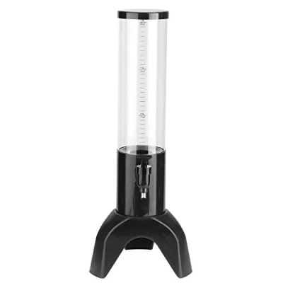 Image of Beer Tower, Dispenser, Beverage Tower Transparent 1.5L for Party Bar