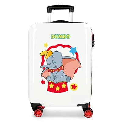 Image of Disney Dumbo Cabin Suitcase Multicolor 38x55x20cm Rigid ABS Combination Closure Side 34L 2kg 4 Double Wheels