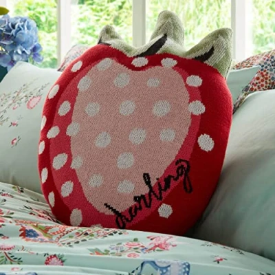 Image of Cath Kidston Strawberry Dreams Filled Cushion 35.5cm x 48cm