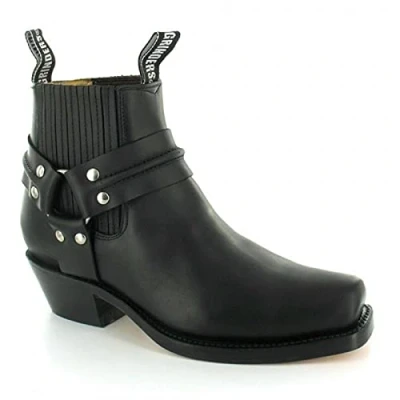 Image of Grinders Renegade Lo Black Mens Cowboy Boots UK Size 4