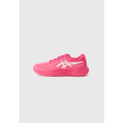 Image of Asics GEL Resolution X Unisexx Multicourt tennis shoes for kids, Size: 6, Bright rose/cream
