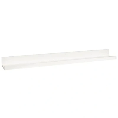 Image of sarcia.eu Mosslanda 115 cm White Minimalistic Floating Shelf Picture Ledge One Size