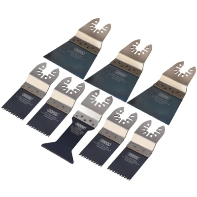 Image of Draper Oscillating Multi Tool Blade Set (8 Piece)
