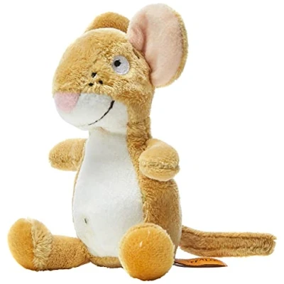 Image of AURORA, Official Merchandise, 60349, The Gruffalo&#039;s Mouse, 6In, Soft Toy, Brown &amp; White, 5.11 x 2.75 7.08 centimeters