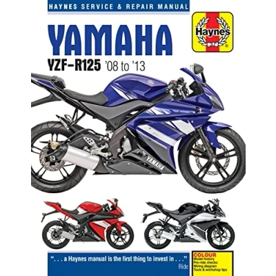 Image of Yamaha YZF R125 (08 11) Haynes Repair Manual (Hardback)