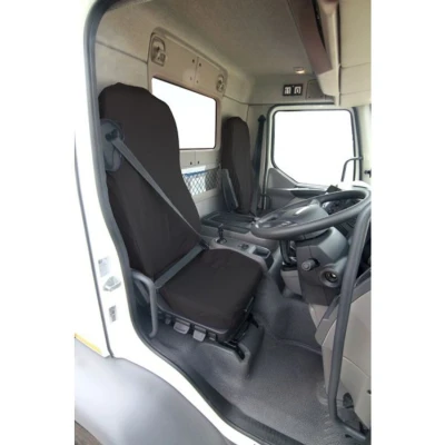 Image of Town &amp; Country Truck Seat Cover Driver Black DAF LF 2012 Onwards