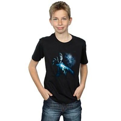 Image of Harry Potter Boys Voldemort Shadow T Shirt 12 13 Years Black
