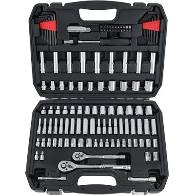 Image of Amazon Basics Socket Set (123 Piece)