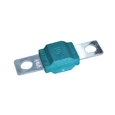 Image of UKCable Ties Midi Fuse High Current All Size 30A 40A 50A 60A 70A 80A 100A 125A 150A for Car Truck Auto Utility 32V (5, 40 Amp (Green))