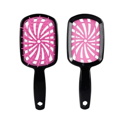 Image of FDEETY Hair Brush without Pulling, Detangling Brush, Suitable for Curls, Long of Women, Men &amp; Children, Scalp Massage (Pink)