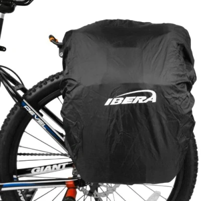 Image of Ibera Bicycle All Weather Rain Cover for Commuter Bags and Panniers