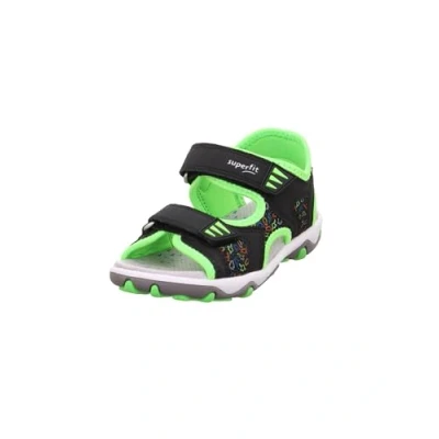 Image of Superfit Mike 3.0 Sandal, Black Light Green 0000, 11 UK Child