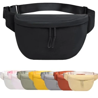 Image of Bumbags for Ladies Bum Bag Waist Fanny Pack Women Fashion Lightweight Bumbag Adjustable Belt Walking Hiking