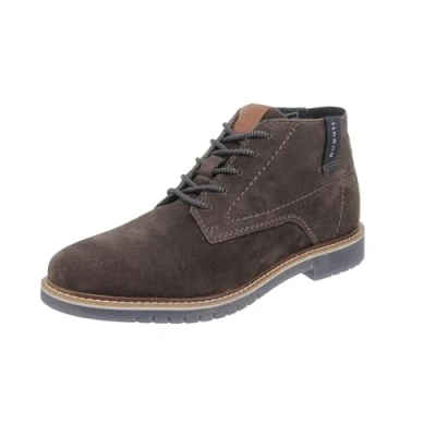 Image of bugatti Laceup ankle boots Dark grey, Men&#039;s, Size: 8, grey Suede