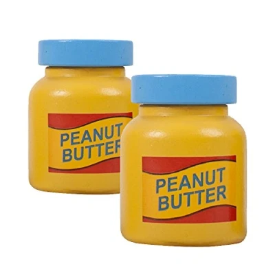 Image of Bigjigs Toys Spread (Pack of 2 Peanut Butter) Wooden Play Food