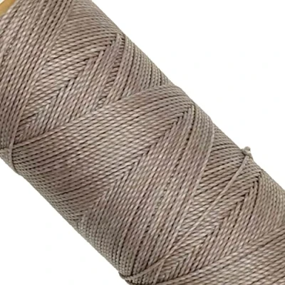 Image of Linhasita Waxed Thread 100 g / 170 m Polyester 1 mm Thick Macrame, 30 Colours grey
