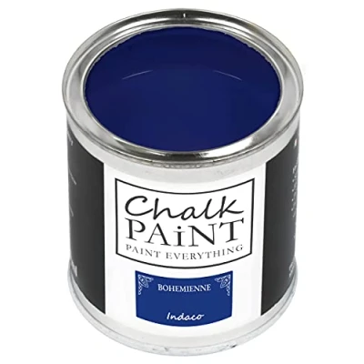 Image of Chalk Paint Everything® Indaco (Indigo Blue) 750 ml Water Based for Shabby Chic Furniture, Décor, and Upcycling Projects Non Toxic, Easy to Apply