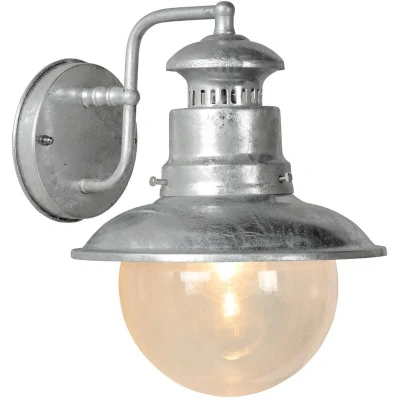 Image of Figo Vintage Wall Lantern Light Outdoor 1xE27 IP44 Zinc