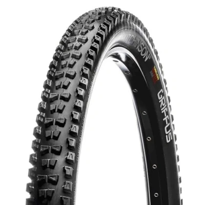 Image of Hutchinson Griffus Unisex Adult Bicycle Tyre, Black, 27.5 x 2.40