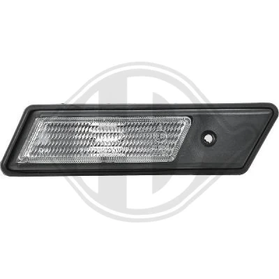Image of 12346, 34890817 Turn Signal DIEDERICHS 1213076 transparent lateral installation, Right Front without bulb holder BMW: 3 Coupe, Convertible