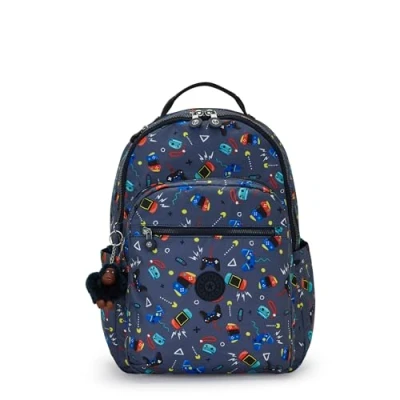 Image of Kipling Seoul Backpacks, 35X20.5X44, Gaming Grey (Grey)