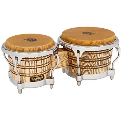 Image of LP Latin Percussion Giovanni Galaxy Wood Bongo Chrome Hardware LP793X C