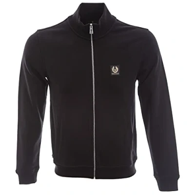 Image of Belstaff FULL ZIP Zipup sweatshirt, Men&#039;s, Size: Medium, Black