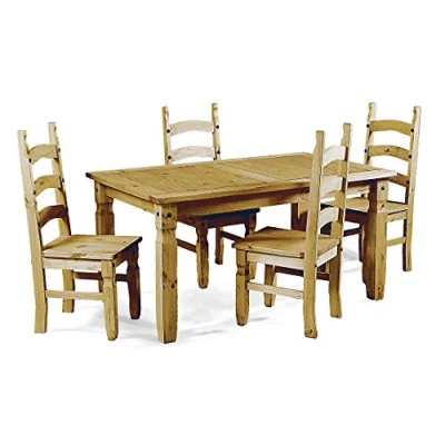 Image of Mercers Furniture Trade Corona Small Extending Dining Table &amp; 4 Chairs