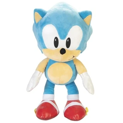 Image of Sonic The Hedgehog Jumbo Plush, 28 / 45cm Tall Plush Made of Premium Soft Material, Suggested For Ages 3+