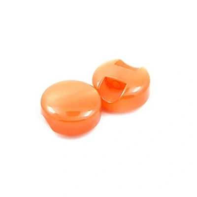 Image of 20 Pieces Colorful Pearl Buttons Resin Sweater Cardigan Fasteners for DIY Sewing Orange