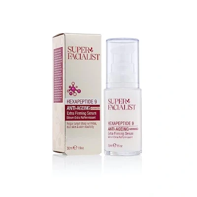 Image of Super Facialist Hexapeptide 9 Anti Ageing Advanced Extra Firming Serum Face Cream to Increase Elasticity, Target Deep Wrinkles &amp; Dull Skin, Vegan Friendly, 30 ml
