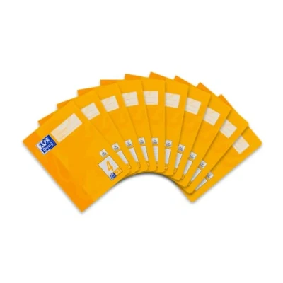 Image of Hamelin Paperbrands Oxford 384503204 School Notebook A4 32 Sheets Line Style 4 Pack of 10
