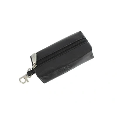 Image of Visconti Monza Collection PRATO Leather Keycase MZ18 Black