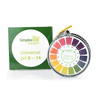 Image of Simplex Health pH Indicator Litmus Test Paper Strip Roll, 0 14 for Water Urine and Saliva 5 Meters