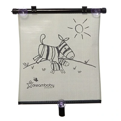 Image of Dreambaby Car Shade Window Roller (36 x 48 cm) Zebra