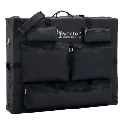 Image of Master Massage Universal Portable Table Carry Case with 5 Pockets, Oversized Carrying Bag for Foldable Couch Fits 63 82cm Width Folding (Without Wheels)