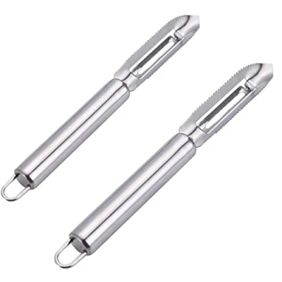 Image of BOBOZHONG Vegetable Peeler,2PCS Peeler Stainless Steel Multifunction Kitchen Fruit for