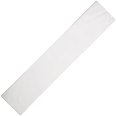 Image of Large White Crepe Paper Sheets, Tissue Alternative, Bright Colours for Crafting Streamers, Flowers &amp; Wrapping 50cm x 300cm Roll of Paper.