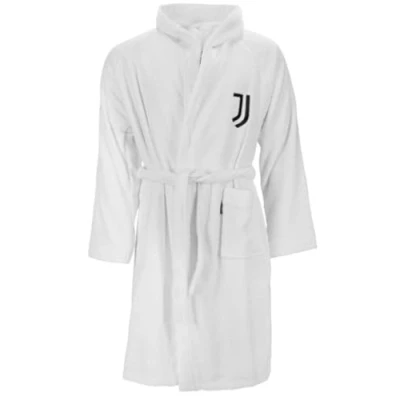 Image of Juventus 96330802131 Bathrobe, 100% Cotton, White, 40 x 30 8 cm