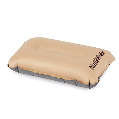 Image of Naturehike Camping Pillow Travel Beach Lumbar Self inflating Accessories Lightweight and Portable Suitable for Camping, Beach, Travelling, Motorhome(Khaki)
