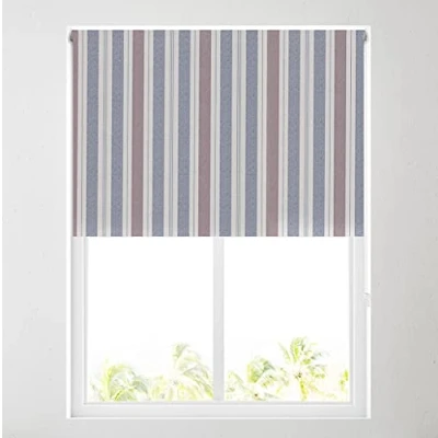 Image of Seaside Stripe Daylight Roller Blind Free Cut to Size (3ft (91.5cm))