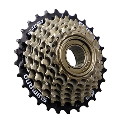 Image of Shimano Bike FREEWHEEL MF TZ500 7 Speed Screw On 14 28T