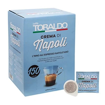 Image of Coffee Pods Toraldo Cream of Naples Blend ESE 44 mm (Pack 150)