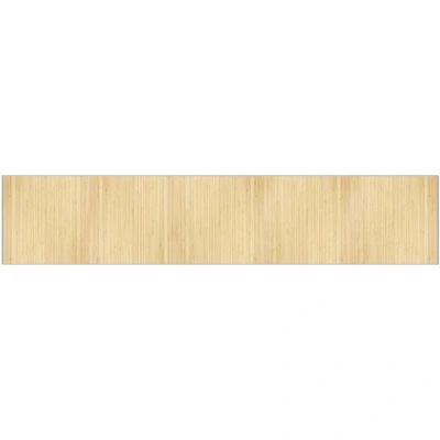 Image of vidaXL Rug Rectangular Light Natural100x1000 cm Bamboo