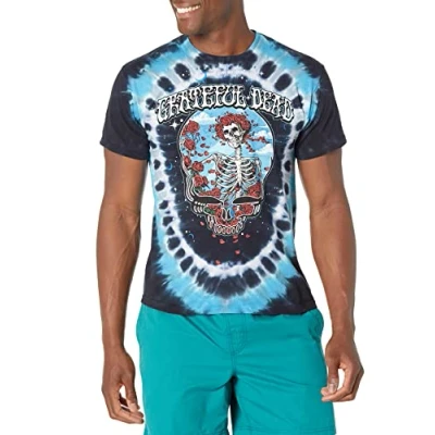 Image of Liquid Blue Men&#039;s Grateful Dead Steal Your Bertha T Shirt, Tie Dye, XXL