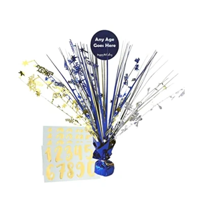 Image of Alandra Birthdays DN Personalised Table Centre, Navy