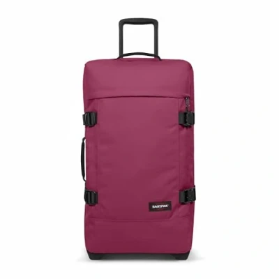Image of EASTPAK Tranverz M Wine Burgundy Wheeled Luggage